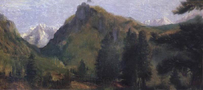 Arthur Bowen Davies Mountain Beloved of Spring Norge oil painting art